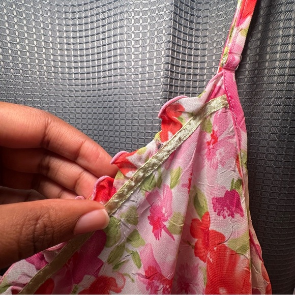 Morgan Taylor Intimates Pink Floral Camisole Set Size XL - Picture 5 of 10